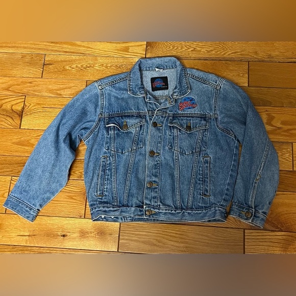 PLANET HOLLYWOOD Vintage Nashville Denim Jacket - Kids Size 10 - Picture 3 of 10